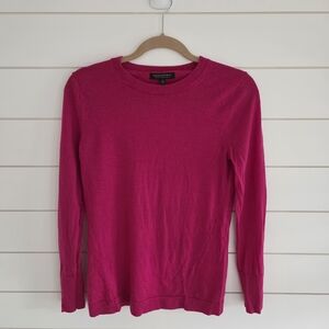 ​Banana Republic Pink Extra Fine Merino Wool Crewneck Sweater - Size Small